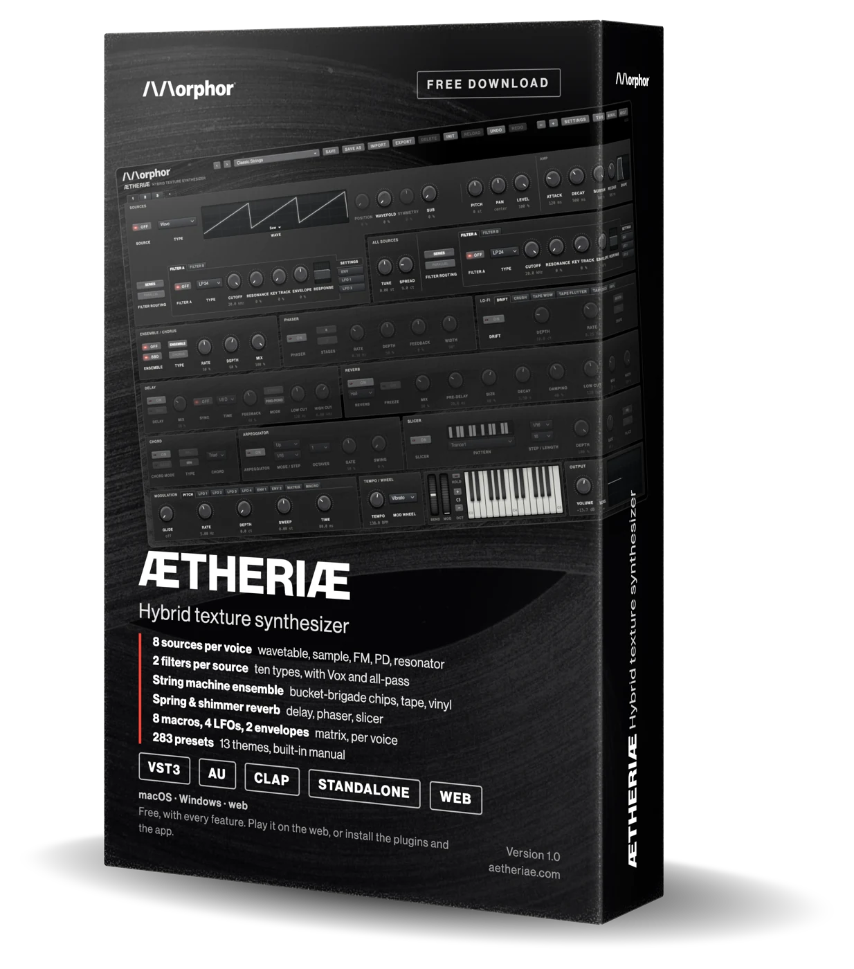Morphor Aetheriae, hybrid texture synthesizer